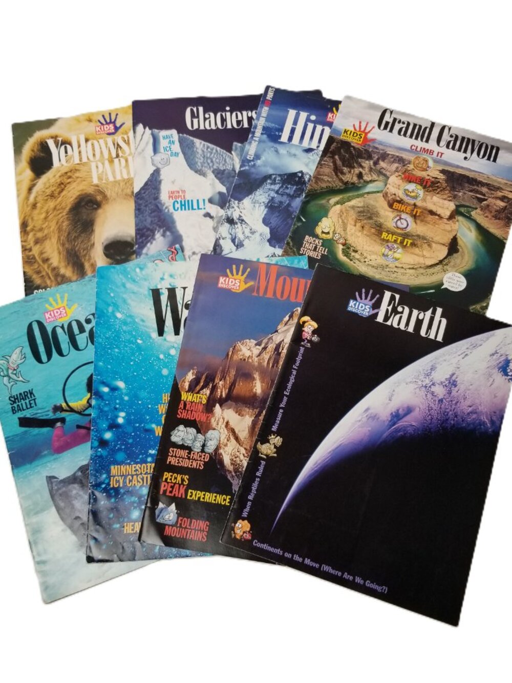 Kids Discover Magazine Lot 8 Earth Science Homeschool Mountains Oceans Water